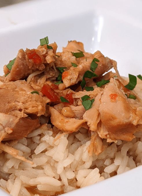 Slow Cooker Garlic Chicken