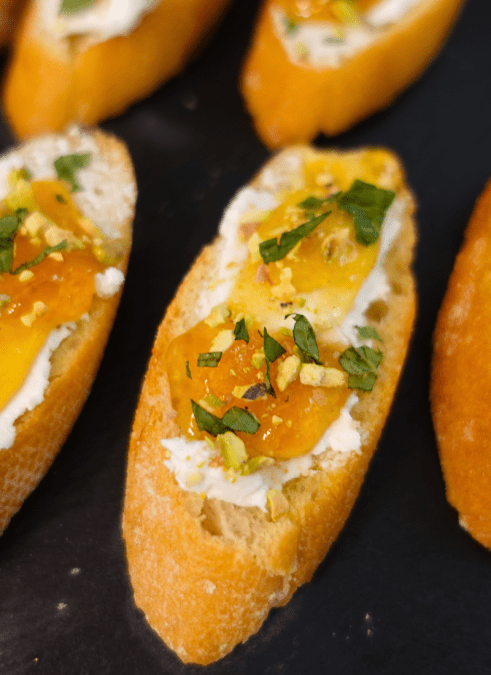 Goat Cheese Crostini
