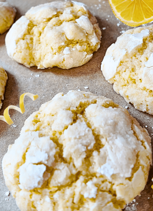 Lemon Crinkle Cookies